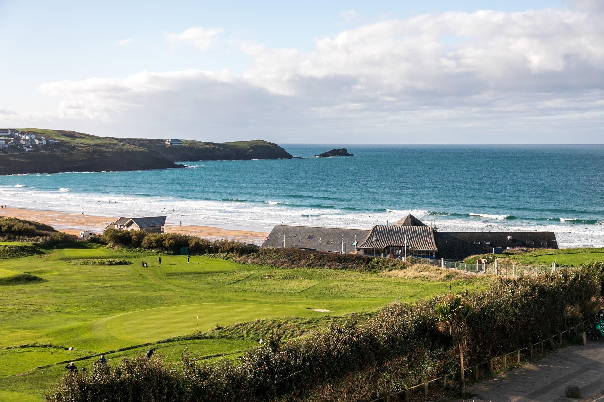 Spend hours watching the surfers or wander down and explore the stunning coast path.