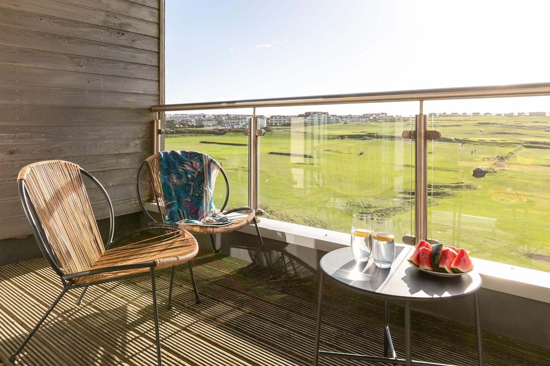 Newquay's popular surfing beach is a short stroll away!