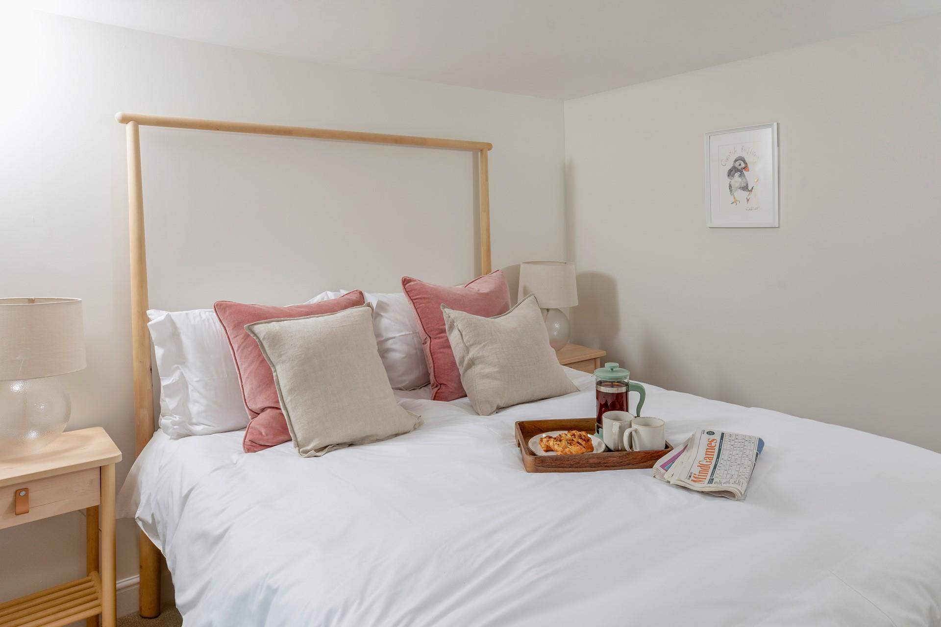 Indulge in warm pastries each morning.