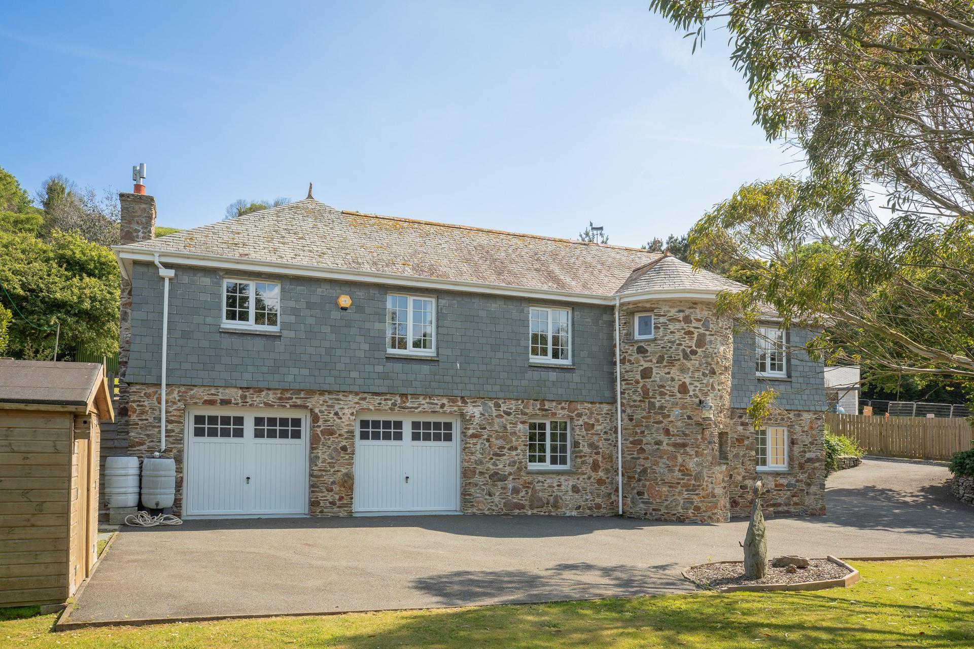 Stroll down to the beach at Gorran Haven.