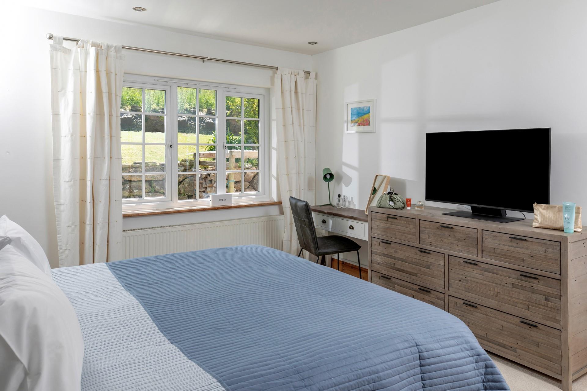 Open the curtains and let the sunshine in.