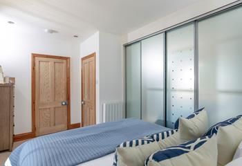 Sink into the soft sheets and unwind from the day.