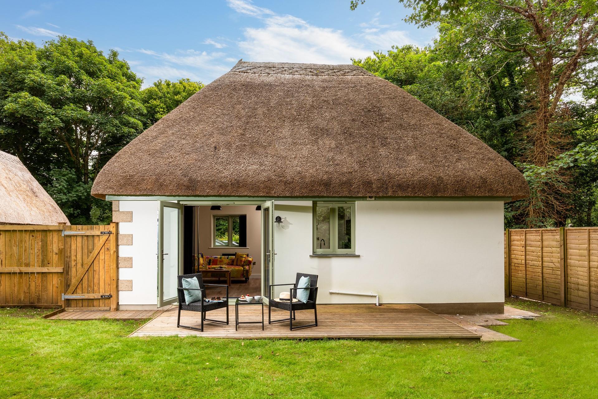 A beautiful bolthole for two in tranquil woodlands.