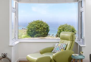 Pour yourself a glass of something cold to enjoy with a view.