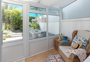 Take some nibbles out to the sunny garden.