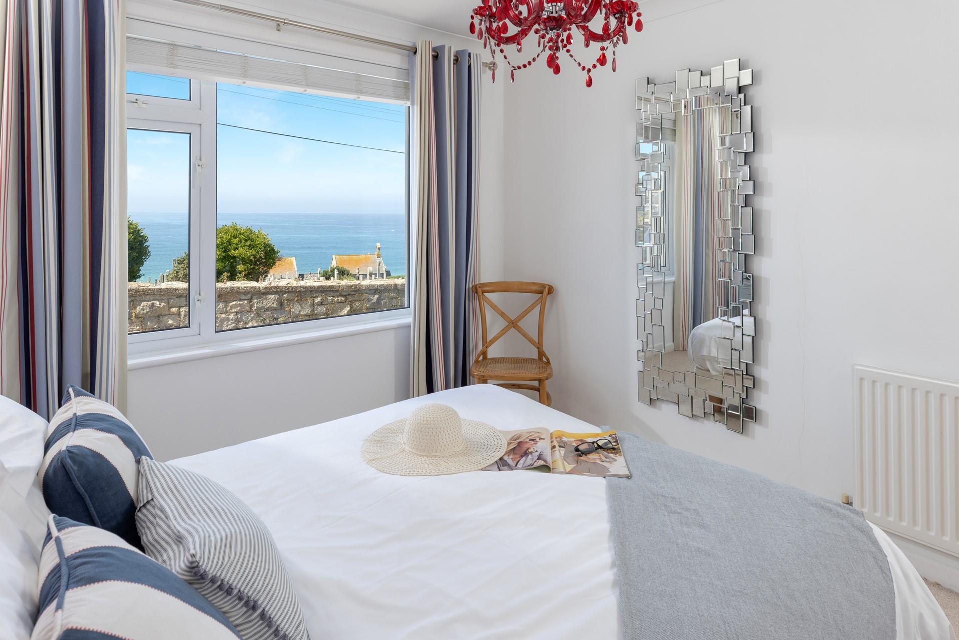 Open the curtains to the beautiful ocean.