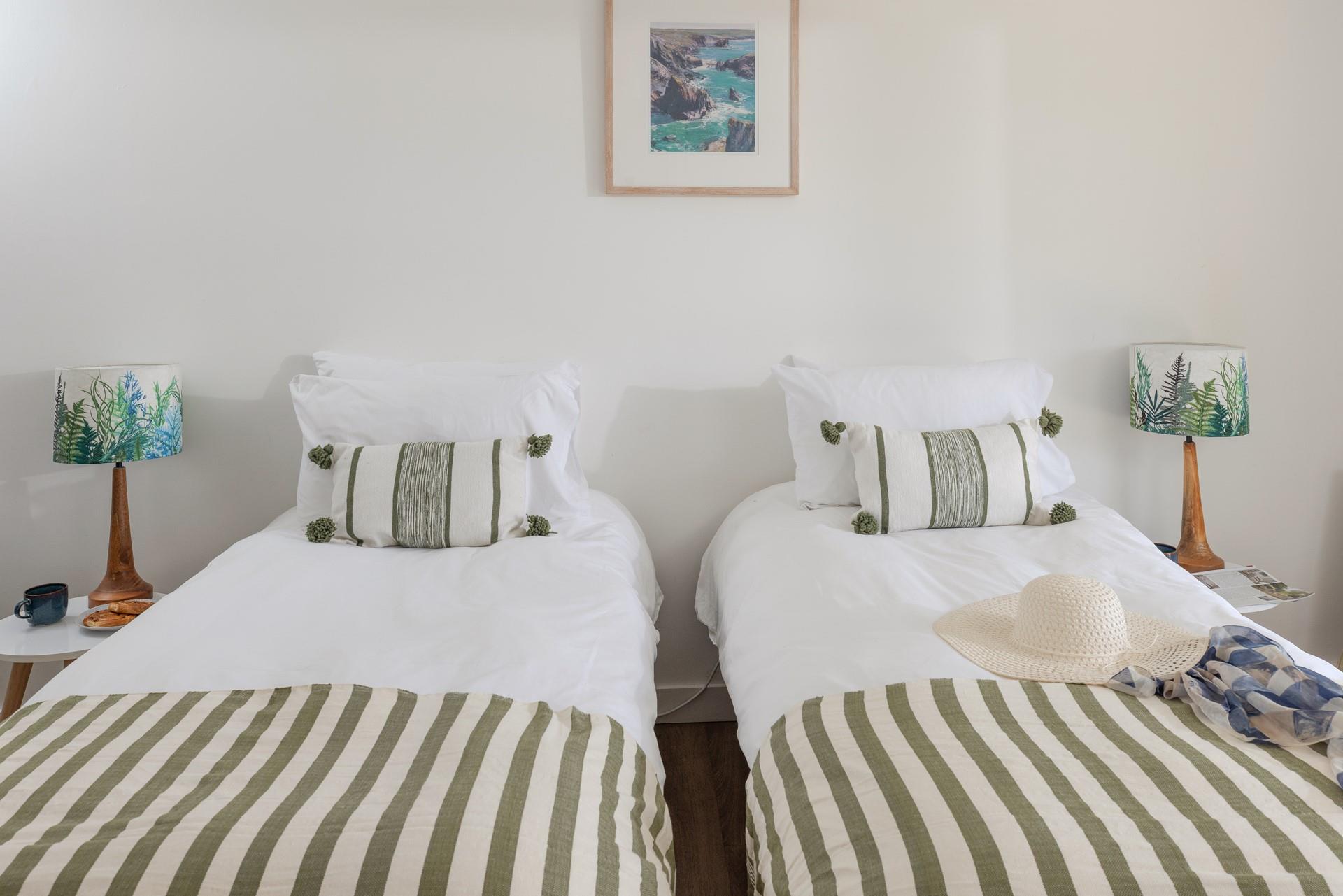 Tuck into the comfortable beds each night.