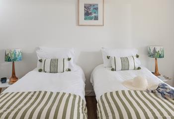 Tuck into the comfortable beds each night.