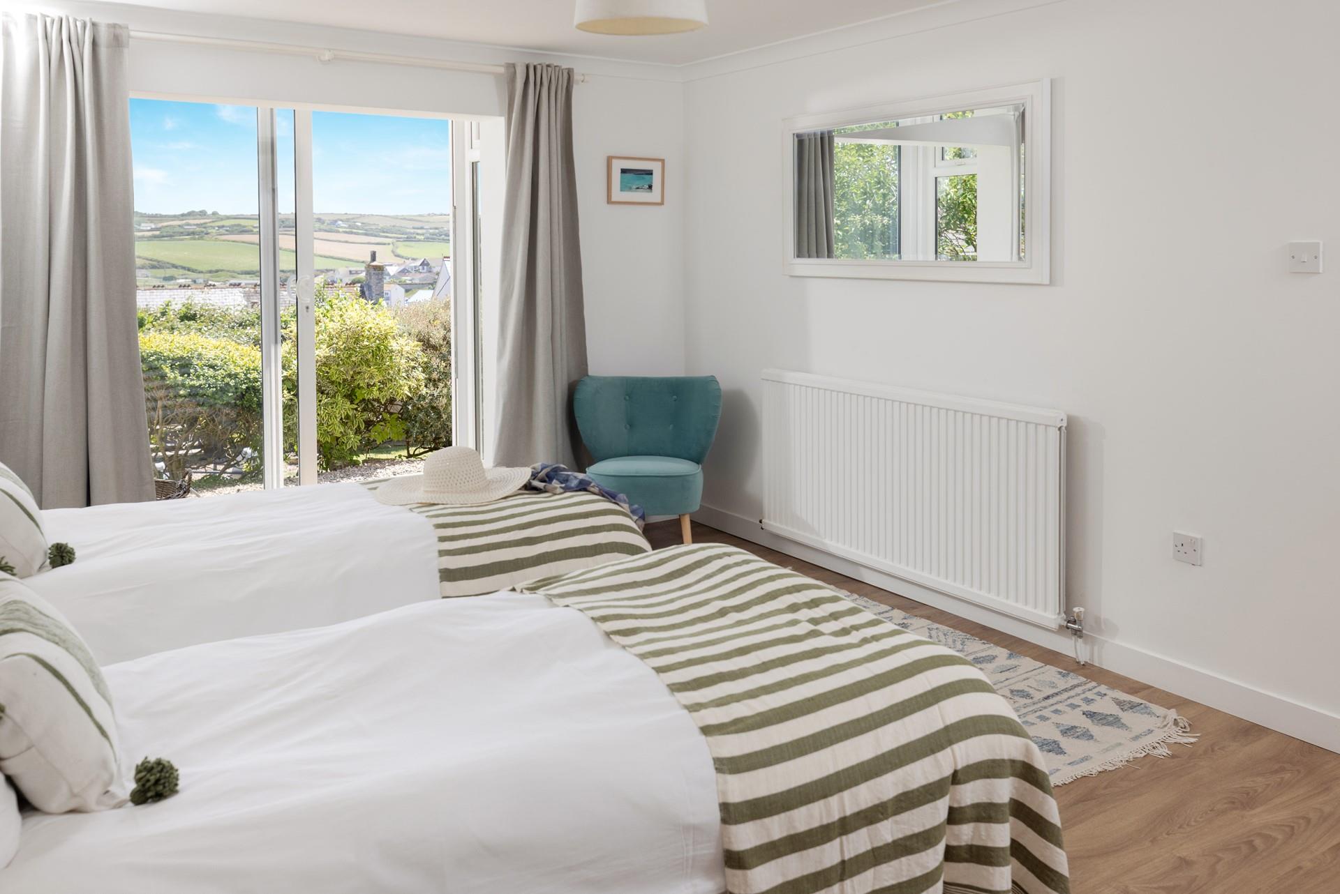 Take a hot morning cuppa out to the garden.