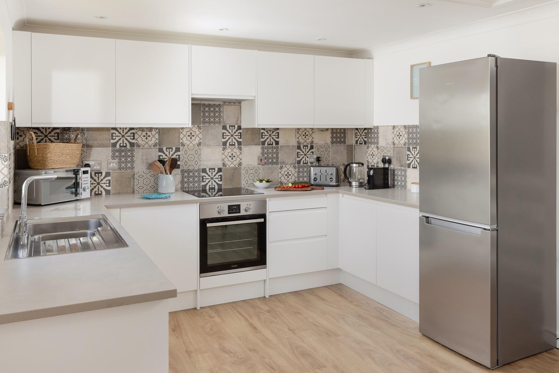 Prepare a breakfast of warm pastries to start the day.