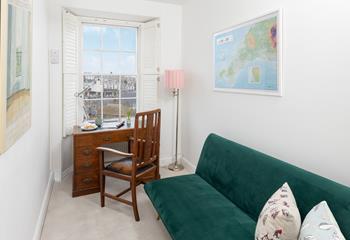 A cosy corner ideal for catching up on your holiday read!