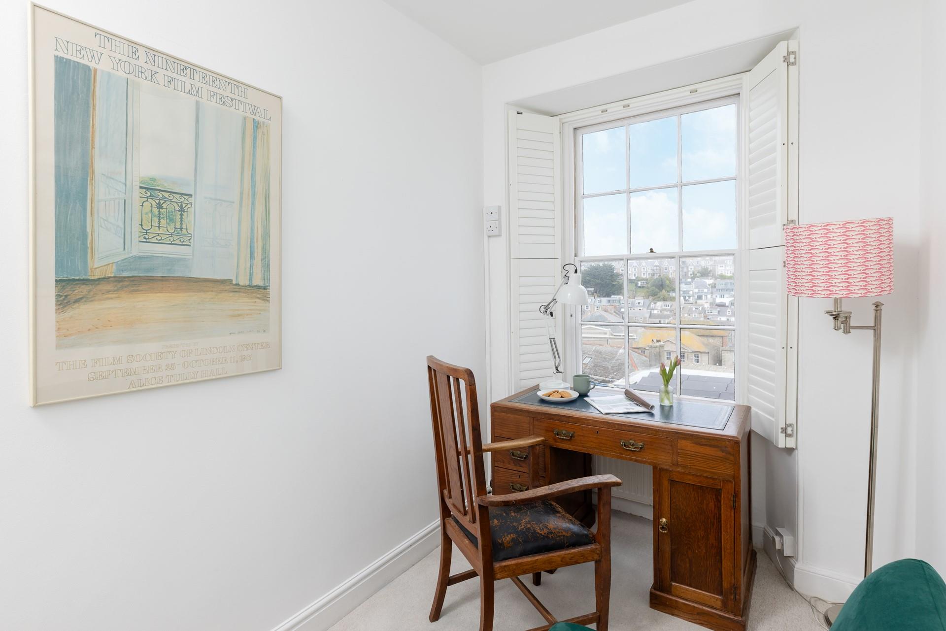 An inspiring spot for catching up on some work whilst away!