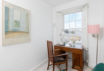 An inspiring spot for catching up on some work whilst away!