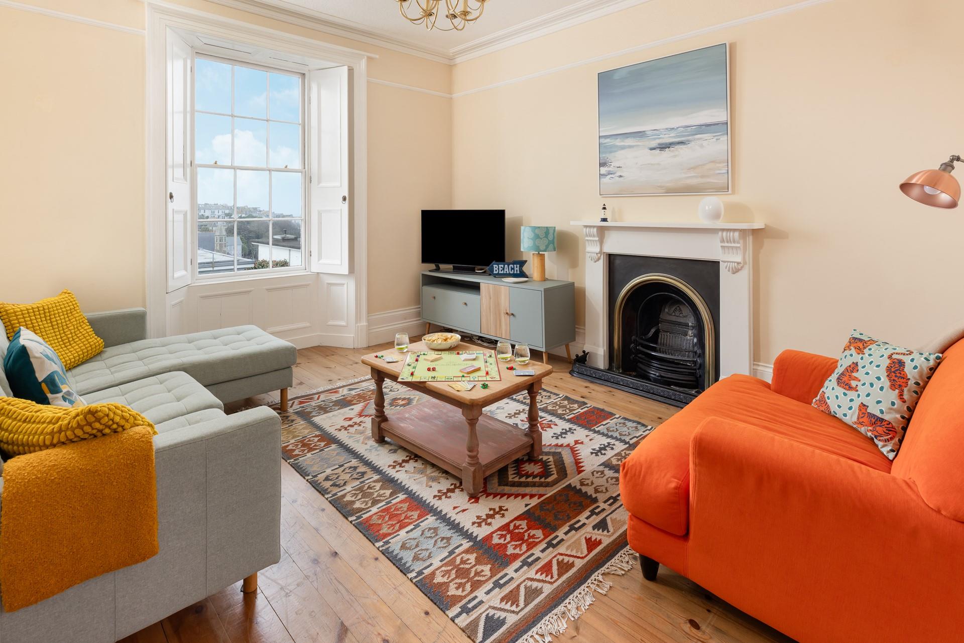 Overlooking St Ives, Coast House is an impressive Victorian townhouse with lovely views.