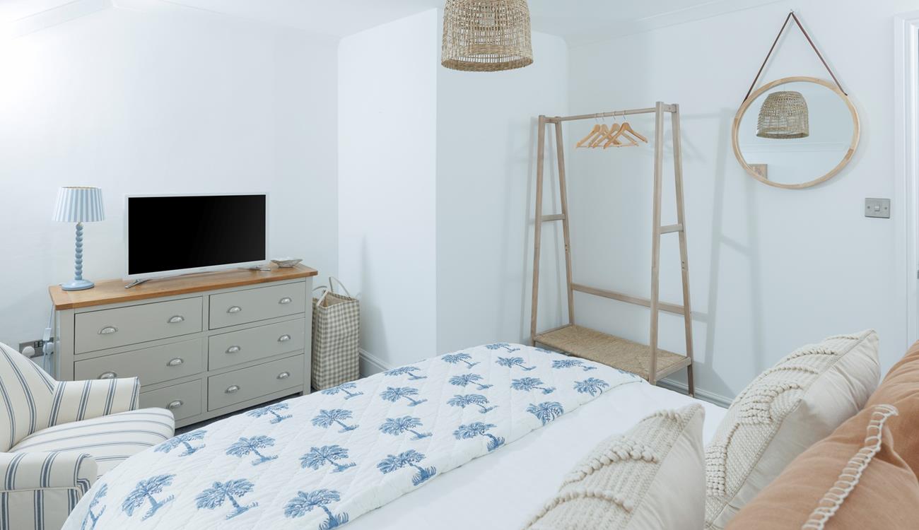 Wake up in the soft sheets each morning and decide on the day's plans.