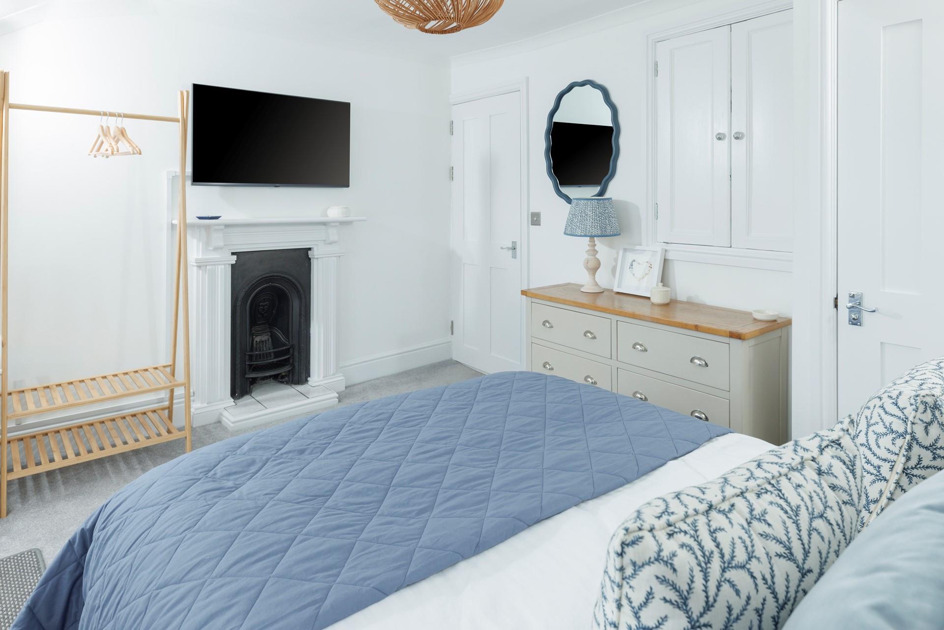 Enjoy a relaxing night's slumber in the soft sheets.