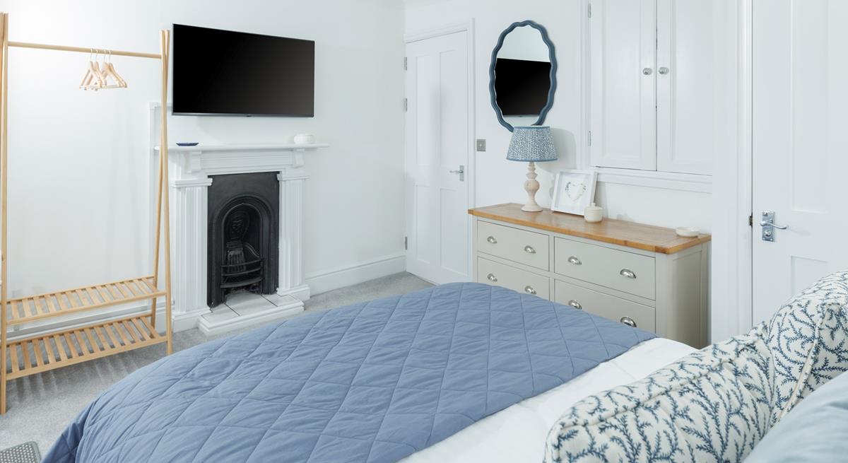 Enjoy a relaxing night's slumber in the soft sheets.