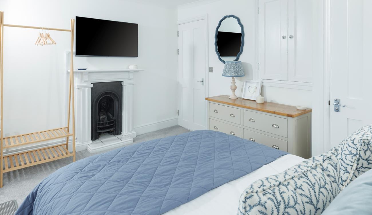 Enjoy a relaxing night's slumber in the soft sheets.