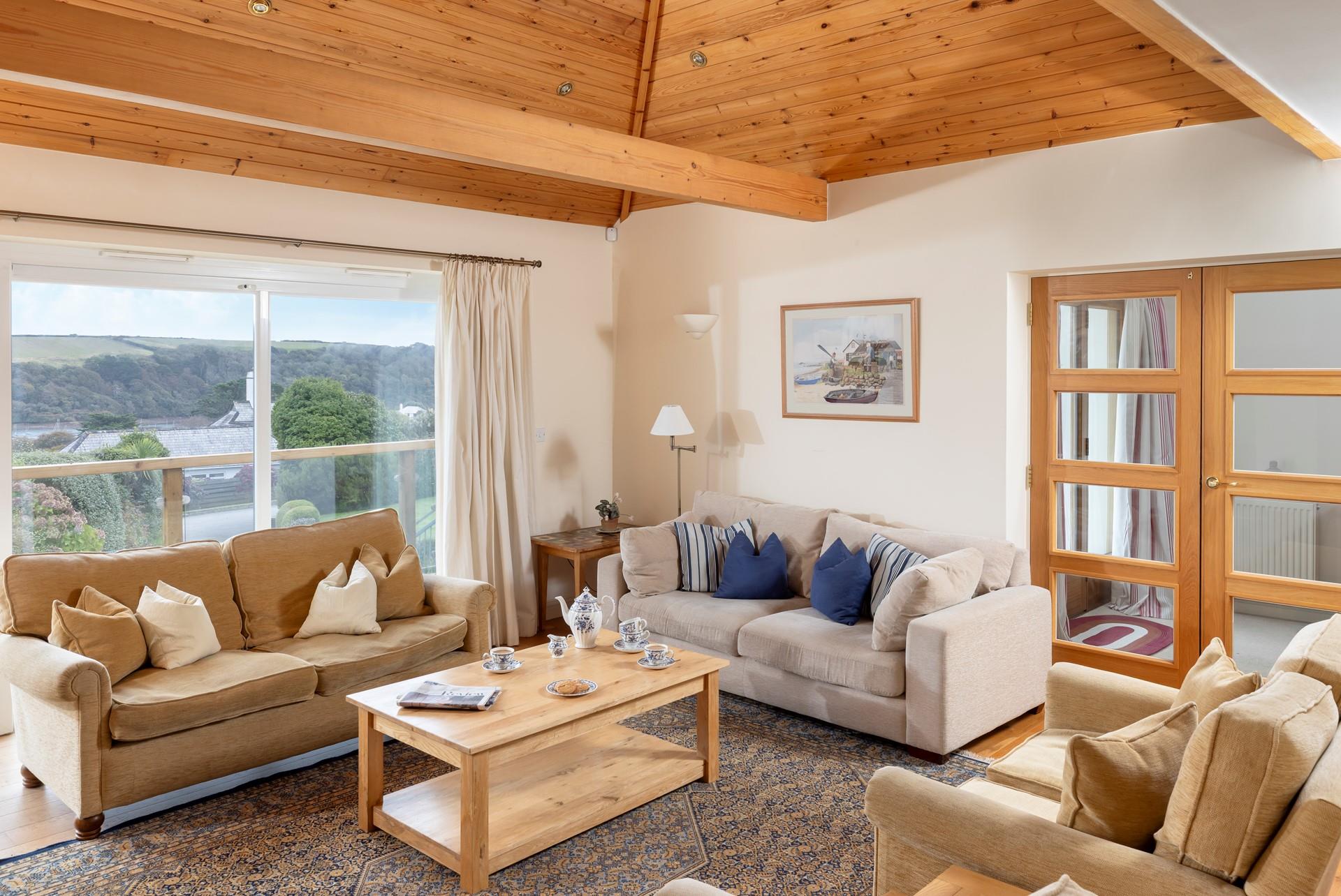 Spend quality time with family and friends in the large sitting room.