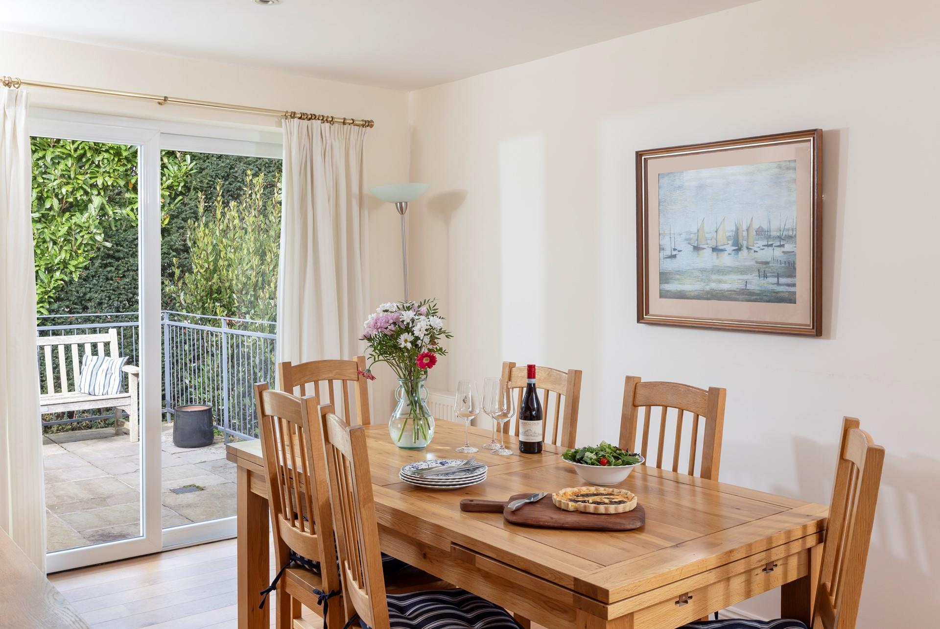 Enjoy a long, lazy lunch after a morning on the beach.