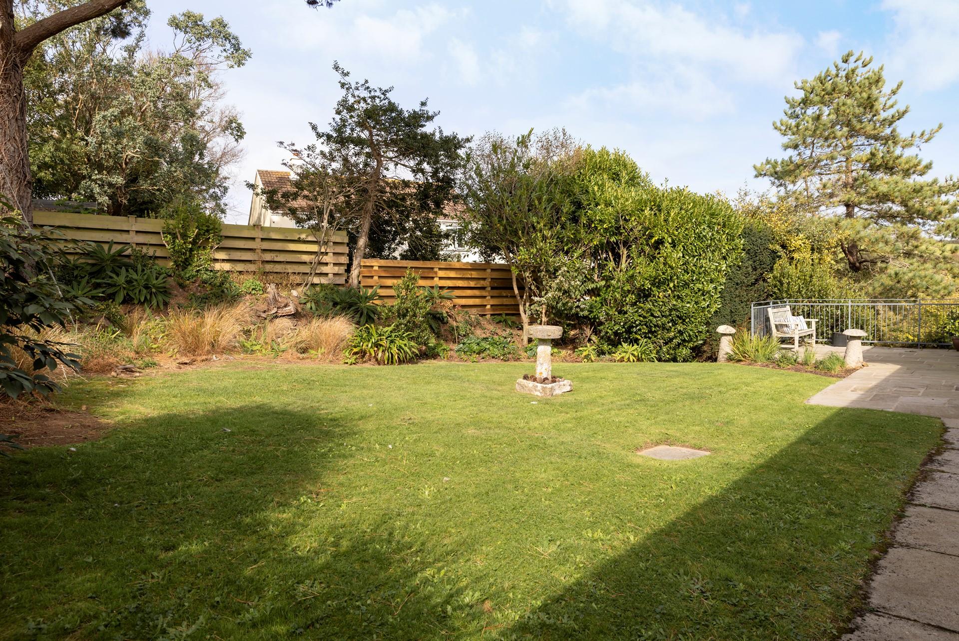 Furry friends will love playing in the garden.