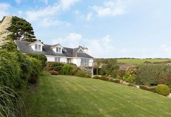 Watch the little ones play on the front lawn area.