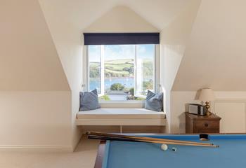 The window seat offers far-reaching views.