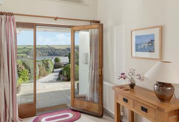 Step out the door and head into St Mawes to explore the quaint shops and cafes.