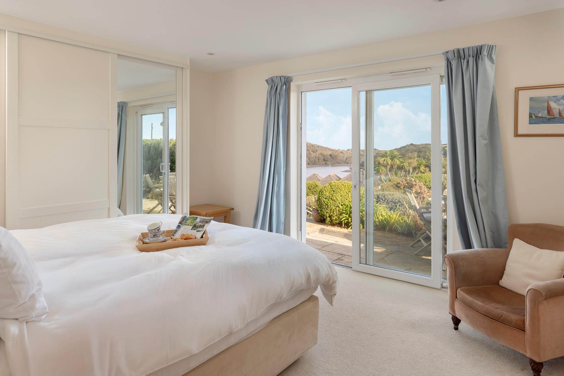 Wake up to gorgeous waterside views each morning.