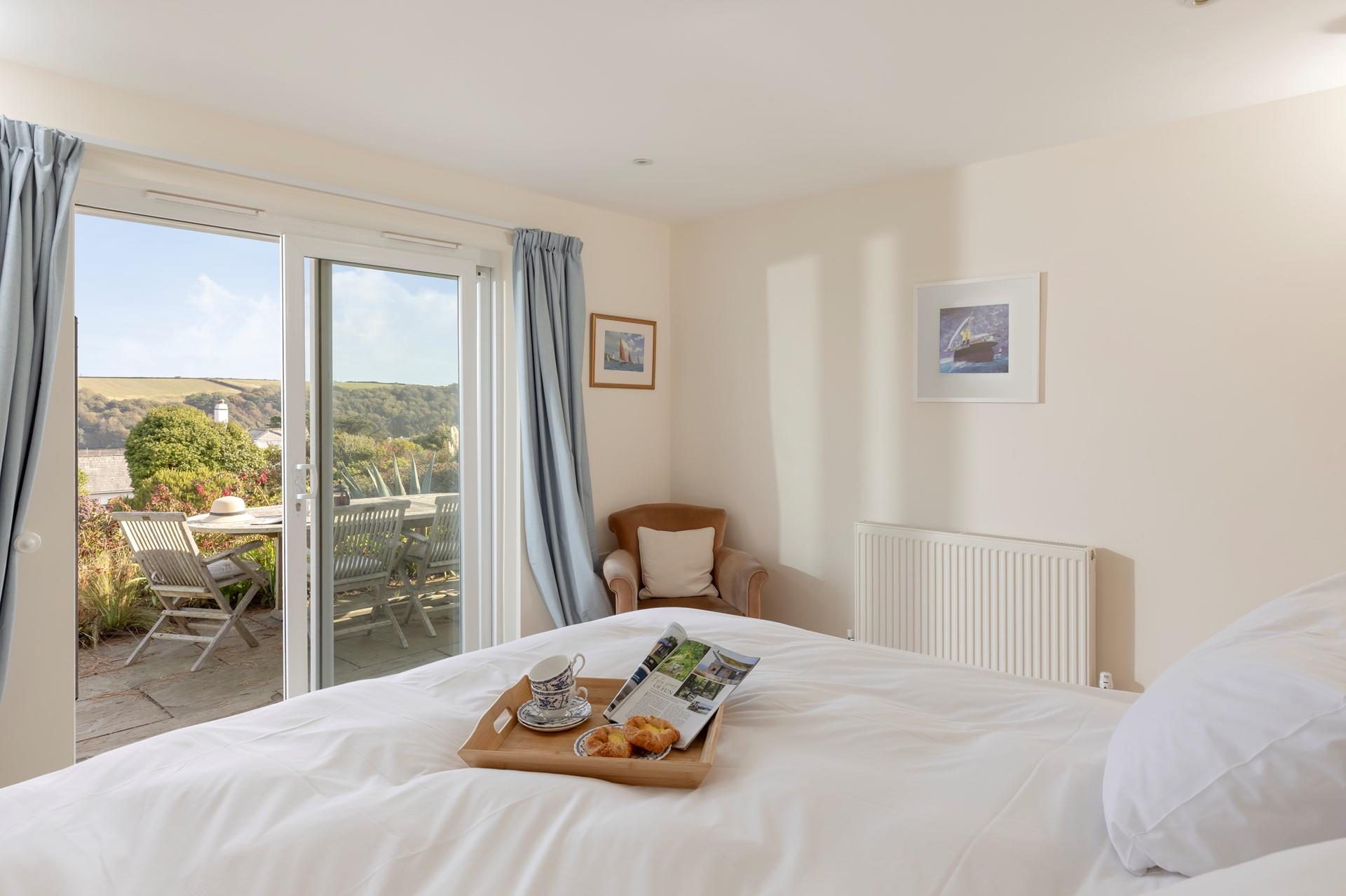 Slide open the patio doors and take in the views.