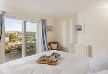 Slide open the patio doors and take in the views.