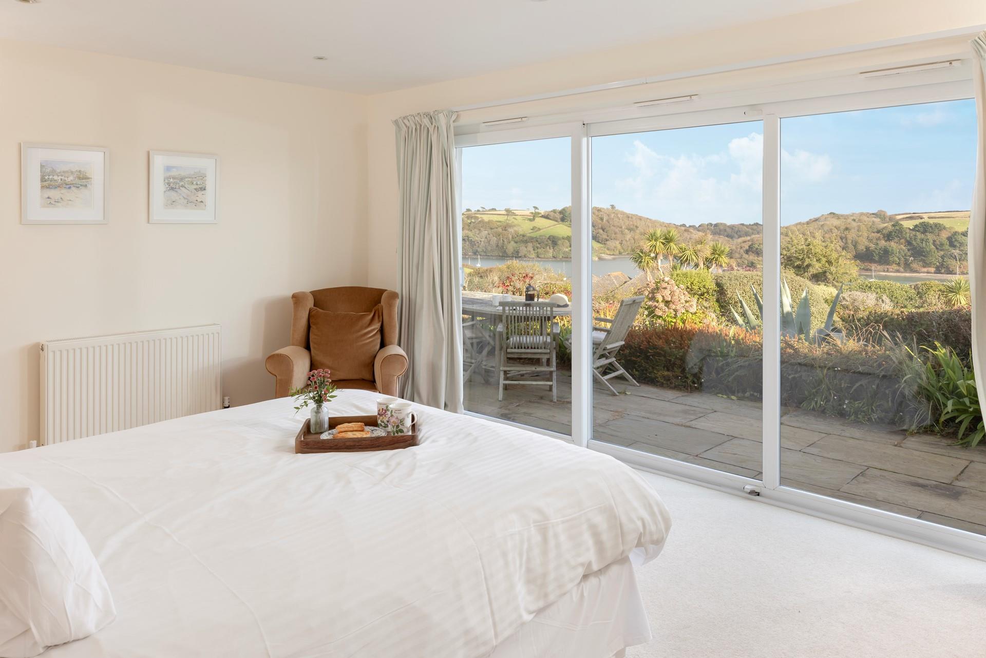 Sip your first coffee of the day with beautiful views.