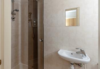 Wash the day away in the shower!