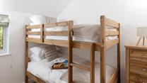 Cosy bunkbeds are perfect for the little ones holiday adventures.