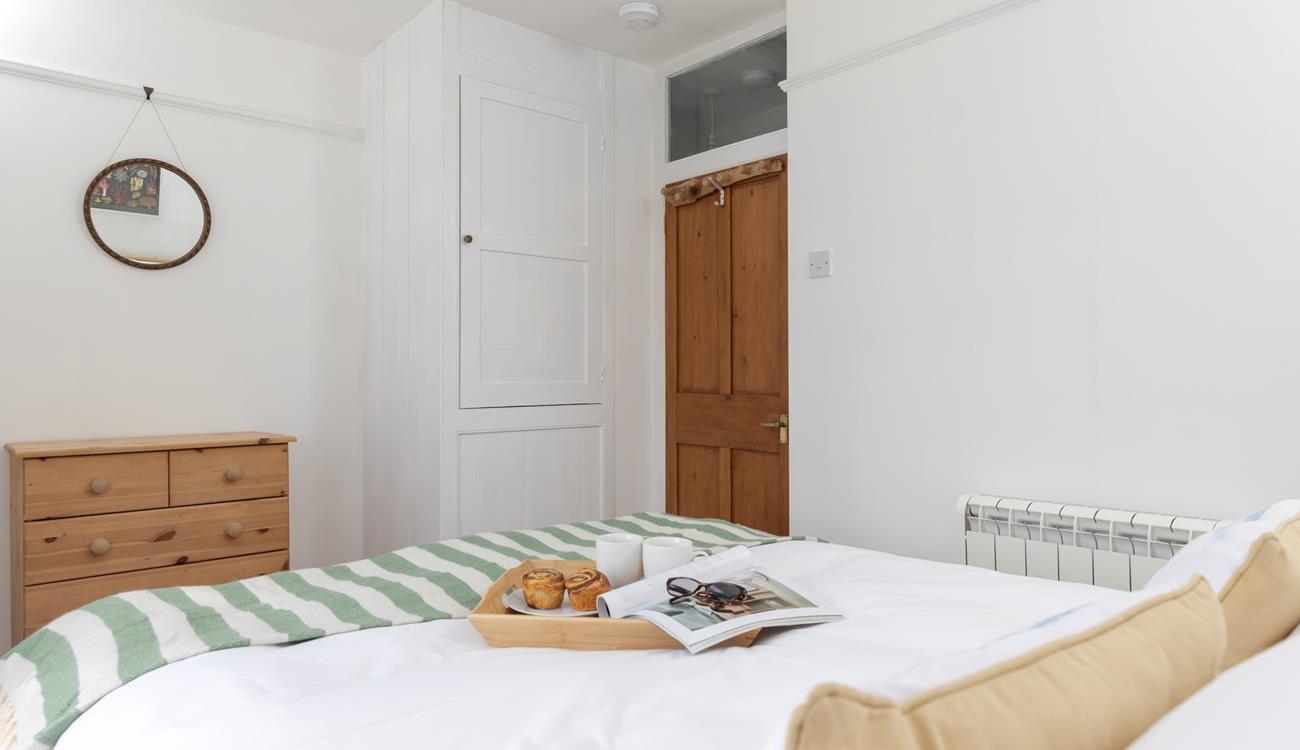 Enjoy slow mornings with breakfast in bed.