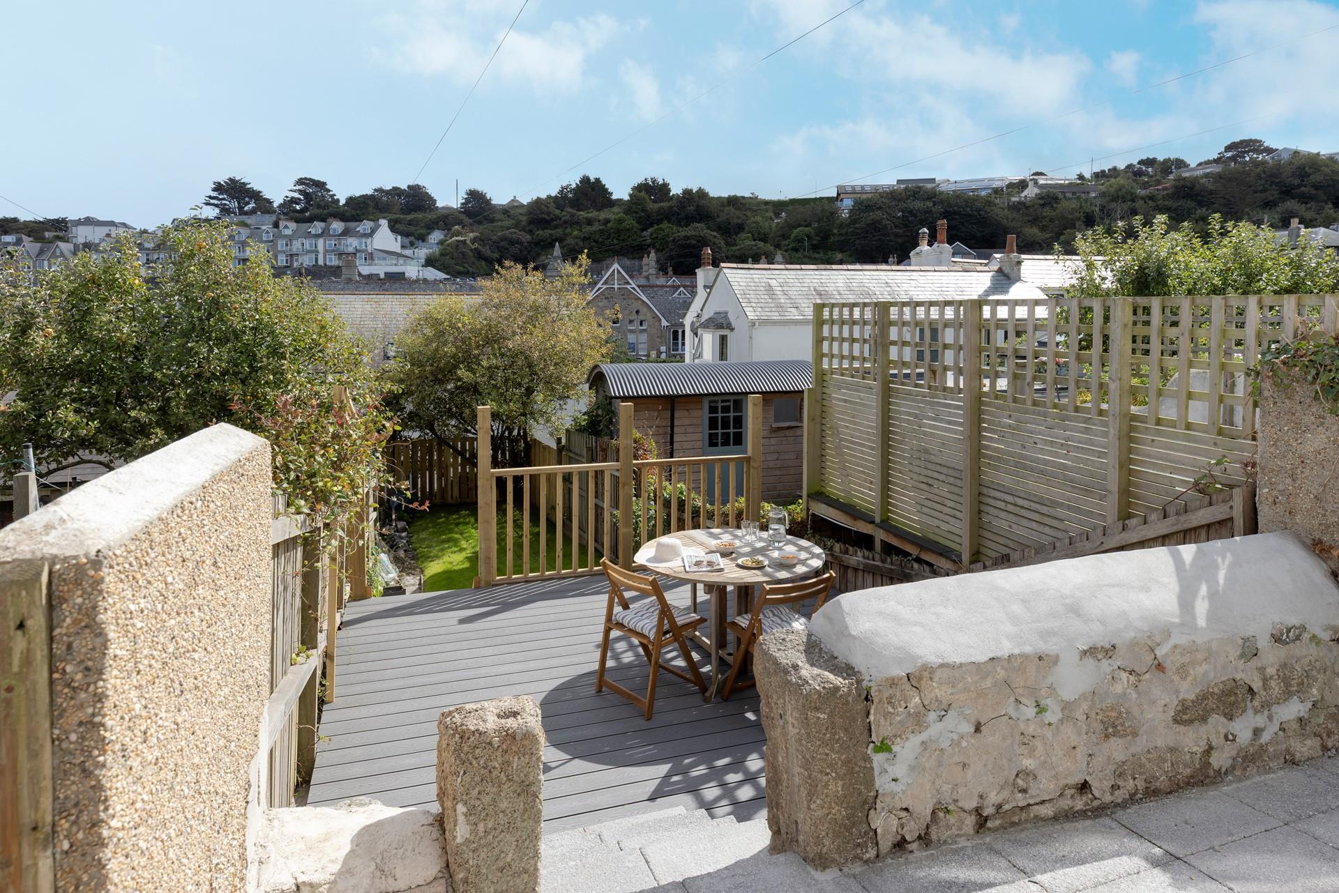 Enjoy sunny afternoons in the garden.