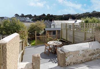 Enjoy sunny afternoons in the garden.