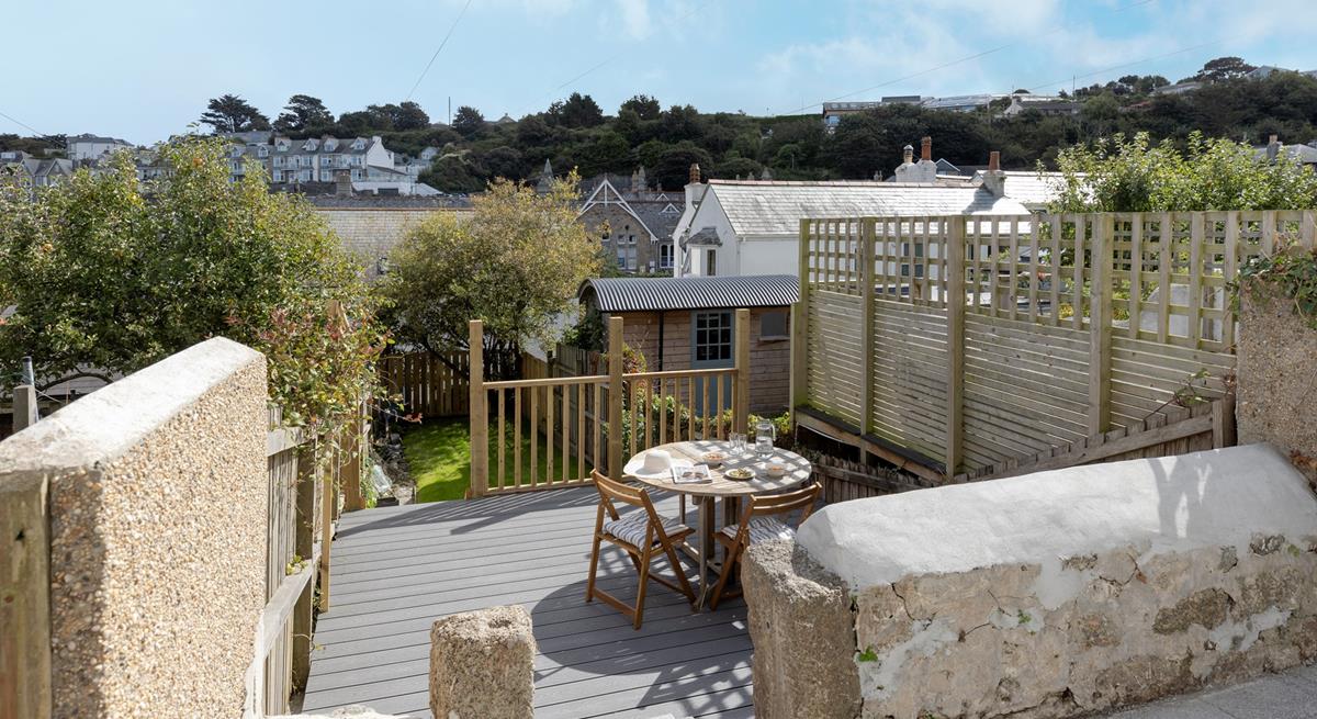 Enjoy sunny afternoons in the garden.