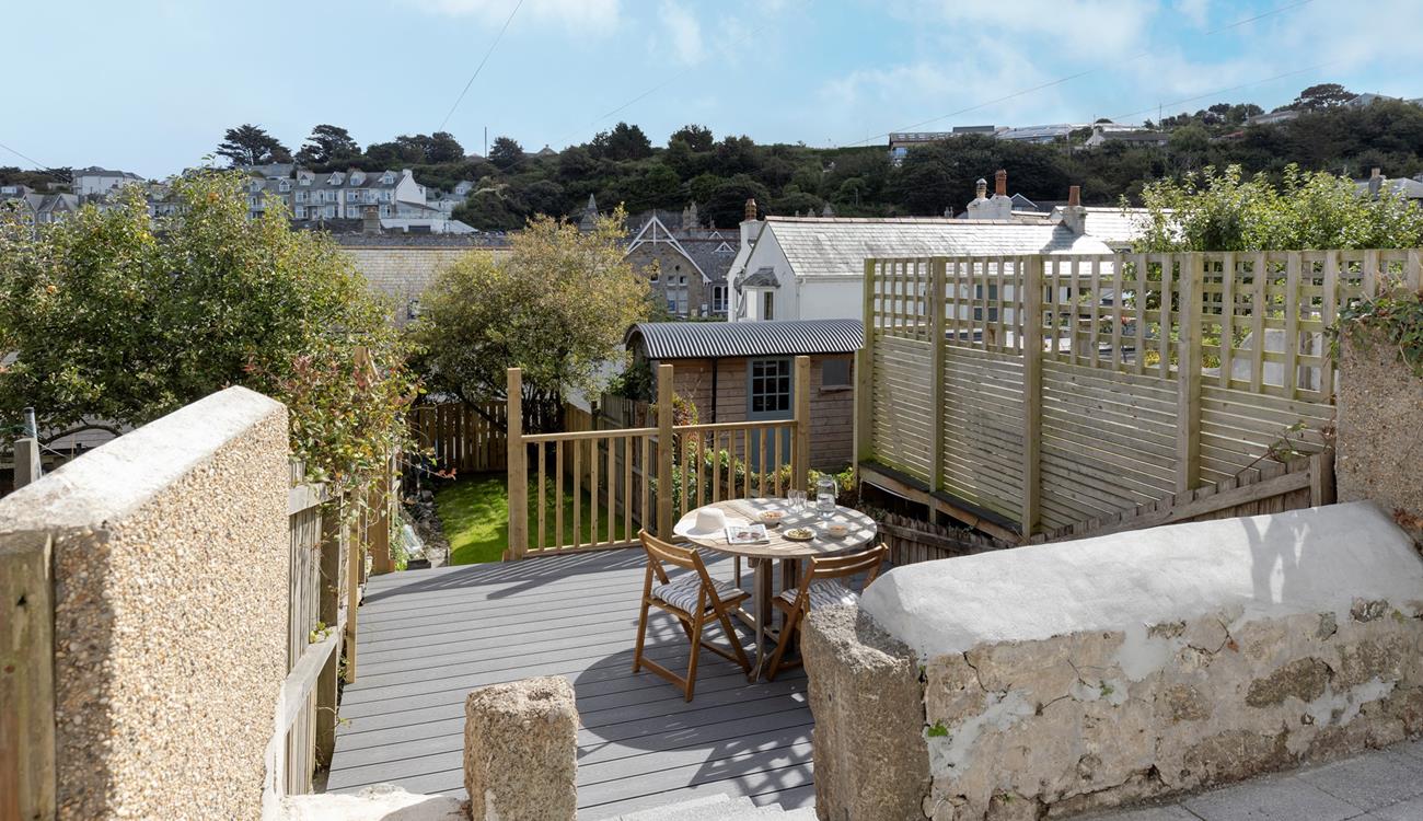 Enjoy sunny afternoons in the garden.