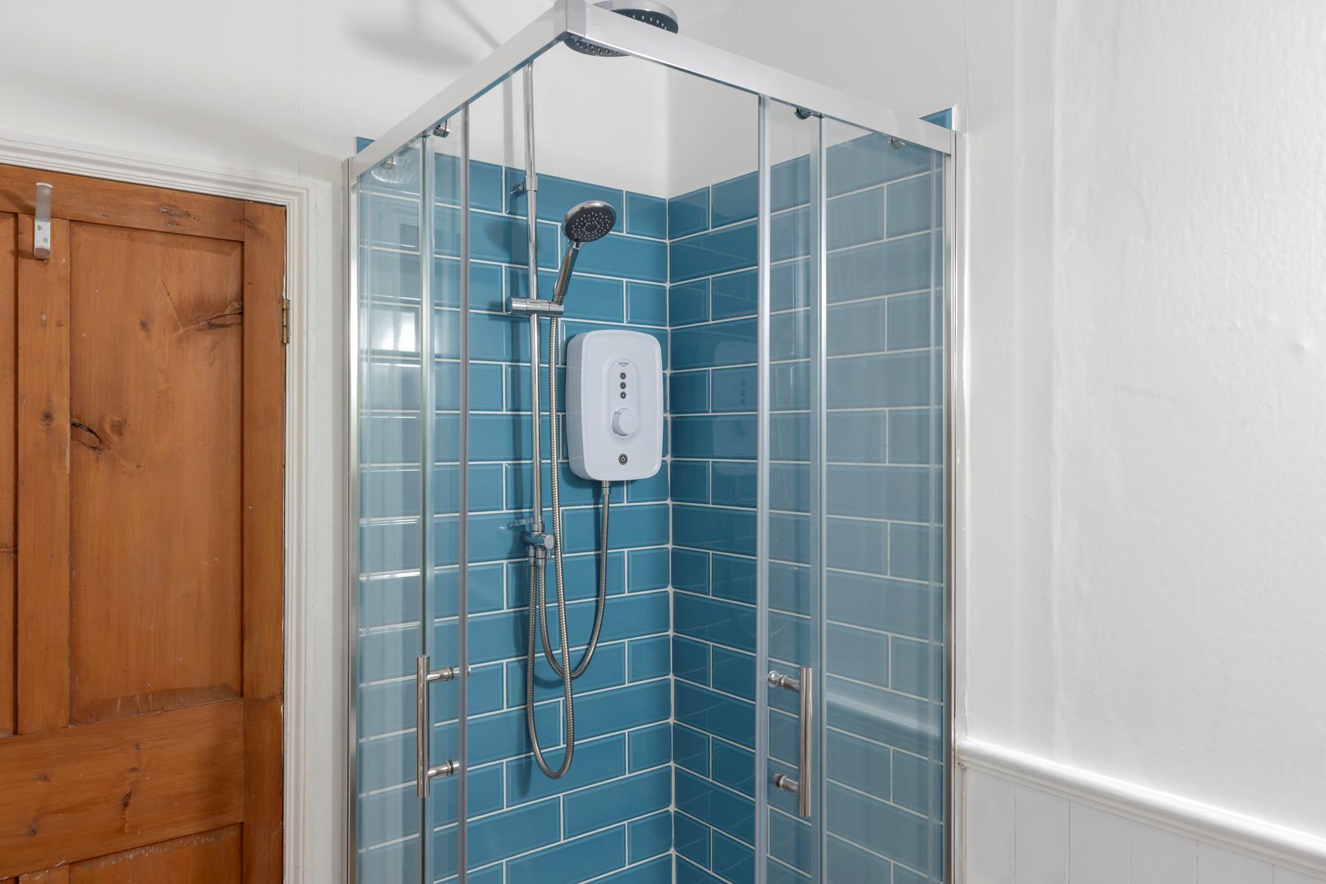 Step into a hot shower after a day on the beach.