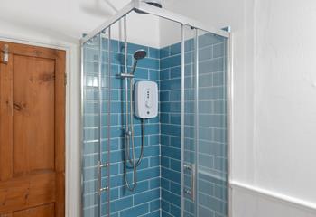 Step into a hot shower after a day on the beach.