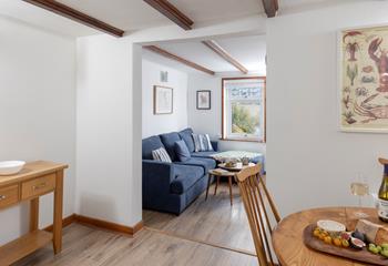 Coastal decor is dotted around the house!