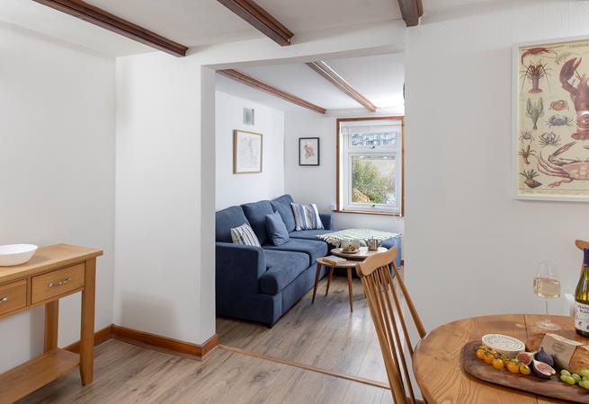 Coastal decor is dotted around the house!