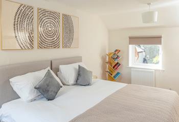 Wake up in the soft sheets and start the day with a coffee in bed.