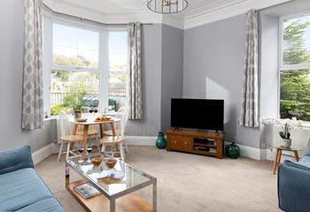 Relax and unwind after a day on the beach nearby.