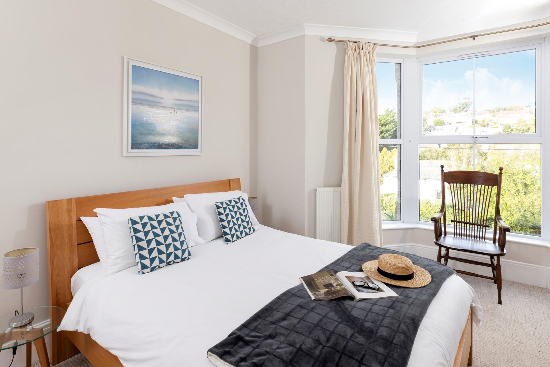 The bedrooms are cosy and offer a relaxing night's sleep.