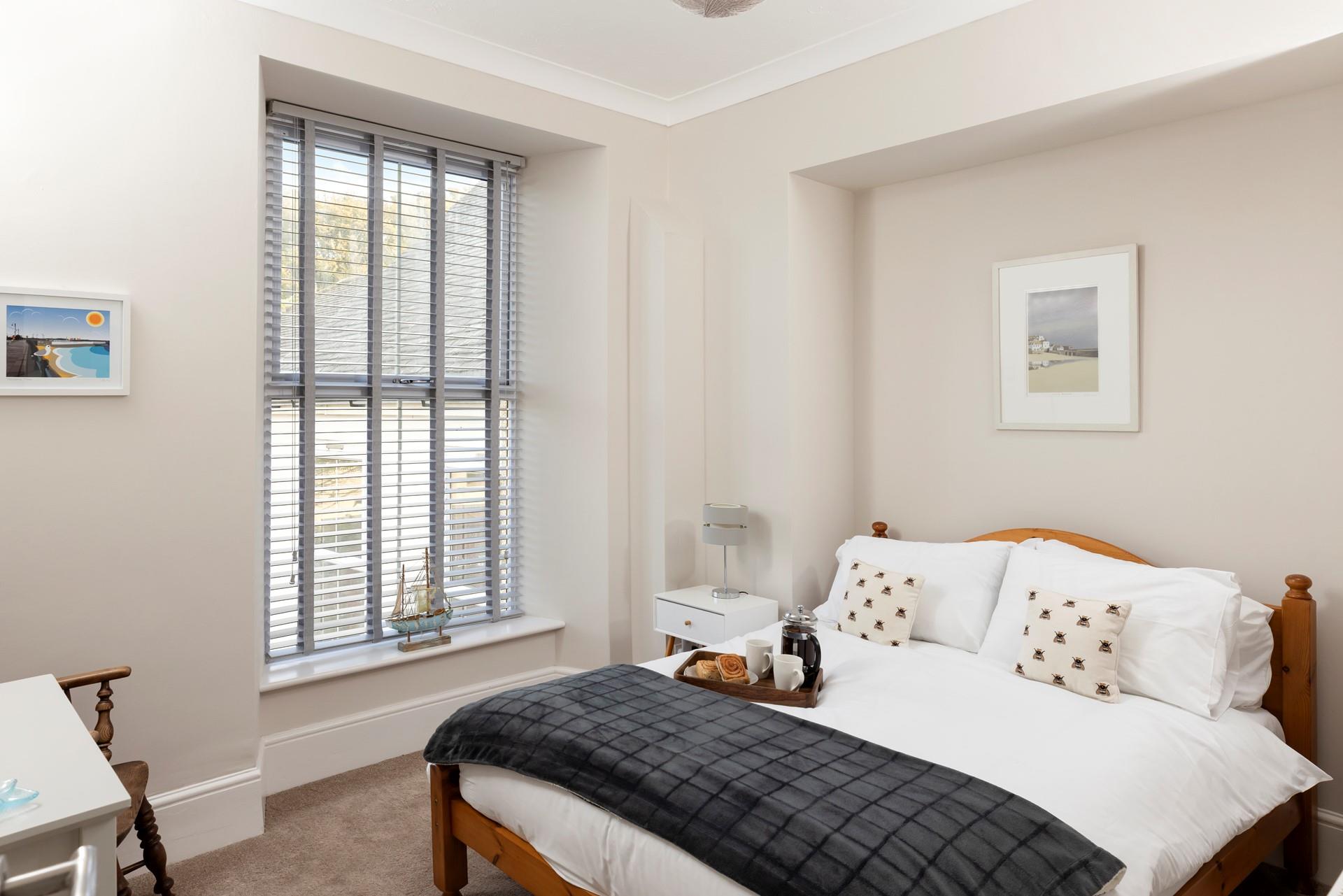 Tuck into the comfortable bed and drift off to sleep.