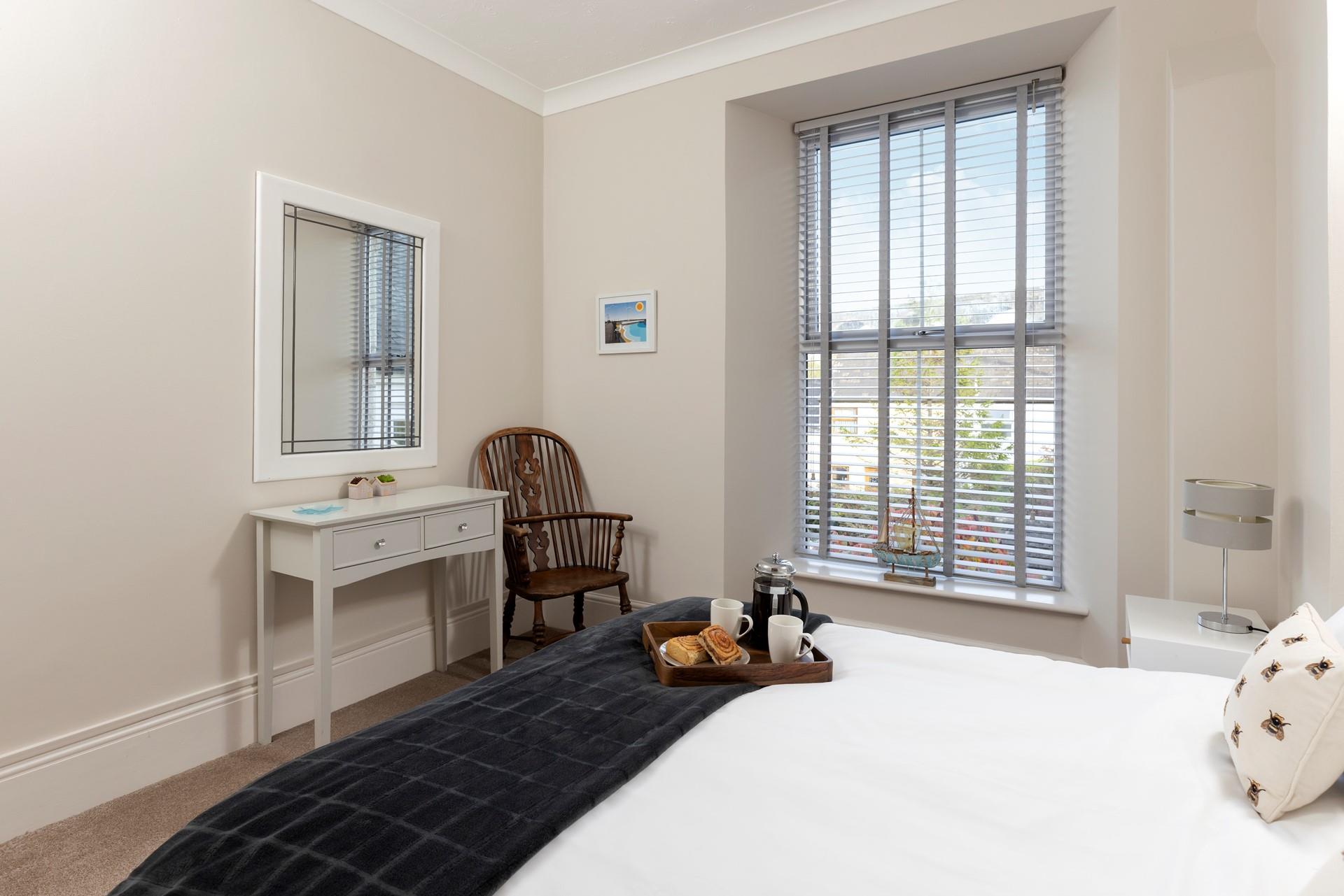 Start the day with coffee and pastries.