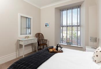 Start the day with coffee and pastries.