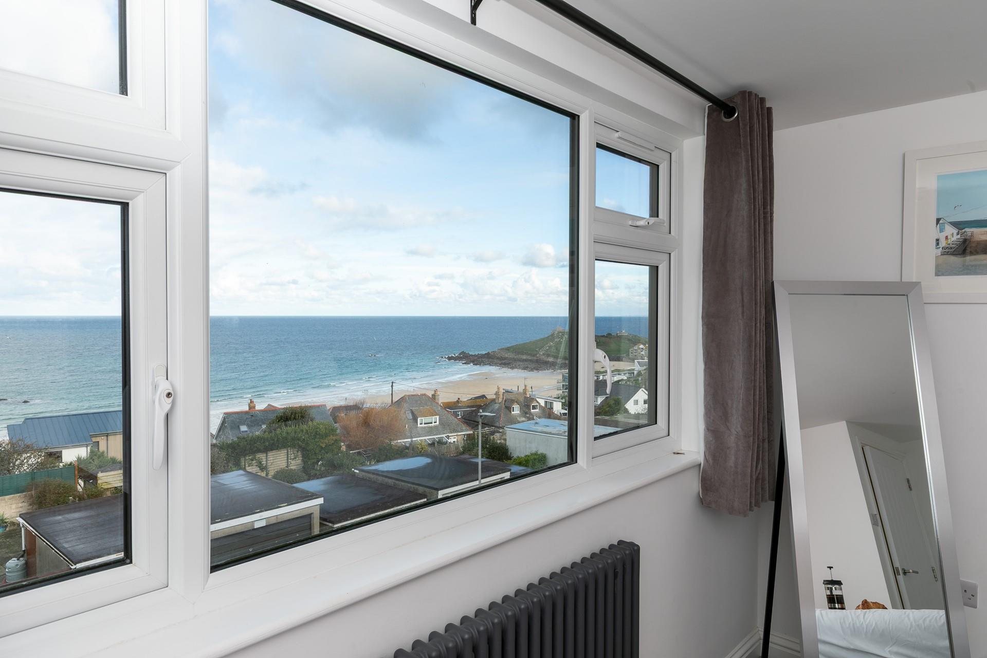 Spend your days on Porthmeor beach, just a short walk away from the house.